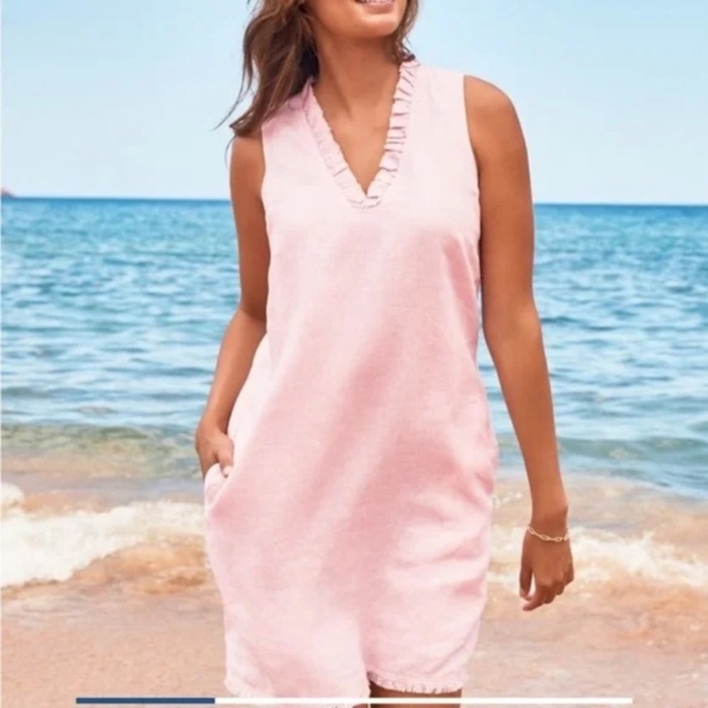 Tommy Bahama Two Palms Linen Shift Dress